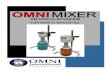 OWNER’S MANUAL · 2018-07-01 · -SAVE THIS OWNER’S MANUAL. The Omni Mixer and Omni Macro have been ... or Omni Macro. • Slide the motor support housing onto the support post