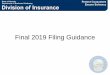 Final 2019 Filing Guidance - doi.nv.govdoi.nv.gov/uploadedFiles/doi.nv.gov/Content/Insurers/Life_and... · MOOP and Deductible Guidance • For the 73 percent AV silver plan variations,