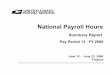 National Payroll Hours - Postal Regulatory Commission Period 13-FY 2006.pdf · national payroll hours summary report ... reference nbr: 2940 ... 446,403 14,081 31.7025 22 other leave