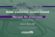 Manual for clinicians - Florida State University College ... · Manual for clinicians Second edition ... American Medical Association Foundation and American Medical Association and