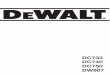DC733 DC740 DC750 DW907 - DeWaltservice.dewalt.fr/PDMSDocuments/EU/Docs//docpdf/dc733, dc740, dc750... · 6 Mains voltage CORDLESS DRILL/DRIVER DC733, DC740, DC750, DW907 Congratulations!