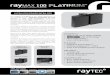RM100 PLT Datasheet V4 - rayteccctv.com · The RM100 PLATINUM is the latest generation of the RAYMAX series, designed specifically for long distance or wide angle applications. RM100-PLT