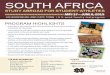 PROGRAM HIGHLIGHTS - Notre Dame International · psychological perspective situated within the historical and cultural context of South Africa. This location provides students with