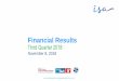 Presentación de PowerPoint - isa.co · © ALL RIGHTS RESERVED BY INTERCONEXION ELECTRICA S.A. E.S.P Financial Results Third Quarter 2018 November 8, 2018
