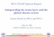Issues related to HFCs and PFCs - IPCC · IPCC/TEAP Special Report Safeguarding the ozone layer and the global climate system Issues related to HFCs and PFCs May 19, 2005 UNFCCC/SBSTA