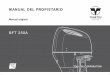 MANUAL DEL PROPIETARIO PROPIETARIO 250A_EU Model... · Altura del peto de popa X: 635 mm Ejemplo de CÓDIGO DE TIPO Cómo determinar en qué dirección gira el eje de la hélice 