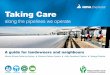 Taking Care - Nova Chemicals Documents/joffre/NOVA_CAER_Jan2014_web.pdf · Moving products by pipeline is the safest, most efficient and environmentally responsible form of transportation