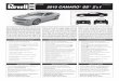 14 2010 CAMARO SS 2’ 1 - manuals.hobbico.commanuals.hobbico.com/rmx/85-4239.pdf · la plataforma de chasis de tamaño completo Zeta de GM con suspensión independiente. El motor