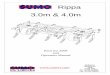 Rippa 3.0m & 4 - Sumo UK · This manual contains basic advice, which should be observed during setting-up, operation and maintenance. Therefore ... SW272 Rippa 3m main frame 1 N/A