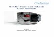 H-100 Fuel Cell Stack - RoboticTools · H-100 Fuel Cell Stack User Manual V4.0 Disclaimer This manual incorporates safety guidelines and recommendations. However, it is not intended