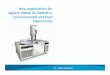 New applications for GC/MSMS in and food laboratories · New applications for Agilent 7000A GC/MSMS in environmental and food laboratories. ... before CID Product 1 Product 3 Product