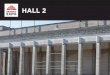 HALL 2 - Welcome to BRUSSELS EXPO · Zones occupées par PEB Sanitaire HOMMES/DAMES Accès camions Accès piétons Téléphone ... Vrije zone van minimum 1.20m te respecteren Zone