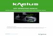RTF OPERATING MANUAL - kaelus.com · RTF Operating Manual – PIM & Return Loss Fault Ranging Device - 4 - RTF OPERATING MANUAL PASSIVE INTERMODULATION AND RETURN LOSS FAULT RANGING