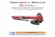 Operator’s Manual - Chicago Pneumaticetools.cp.com/cpvscatalogue/files/8940167754.pdf · Operator’s Manual CP9120, CP9121 & CP9122 4”, 5” & 4.5” Angle Grinders WARNING 