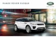 RANGE ROVER EVOQUE - carbuy.se · Land Rover Design Director and Chief Creative Officer. Scan to view the Range Rover Evoque in action. Vehicles shown are from the Land Rover global