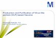 Production and Purification of Virus like particle (VLP ... · Production and Purification of Virus like particle (VLP) based Vaccine Priyabrata Pattnaik, PhD ... 2.0 0 24487296 120
