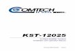 KST-12025 - Comtech EF Data · Errata A EFData Documentation Update Subject: Chapter 4 (Operation) Date: March 6, 1997 Document: KST-12025 Ku-Band Satellite Terminal Installation
