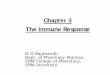 Chapter 3 The Immune Response · The Immune Response. Immunity: “Free from burden”. Ability of an organism to recognize and defend itself against . specific. pathogens or antigens