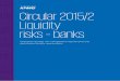 Circular 2015/2 Liquidity risks banks - assets.kpmg.com · margin nos. 282 – 285 g) ... The requirements stipulated in the second chapter of this circular depend on the bank’s