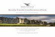 Bovey Castle Conference Pack · The Elite at Bovey £15.00 per person Upgrade your meeting for more impact On arrival - Power porridge with blueberries, smoked salmon bagels, bacon