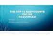 PRESENTERS: CHRIS BRIGHT – P ROGRAM MANAGER … 10... · yo S" MATHCOUNTS NEW COMPETITION SERIES EST. CHAPI rds MATHCOUNTS STORE 2013-2014 -New Products -Easy Online Ordering -Custom