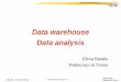 Data warehouse Data analysis - dbdmg.polito.itdbdmg.polito.it/wordpress/wp-content/uploads/2018/10/4-DWquery-EN.pdf · automatically generate SQL instructions –(typically) complex