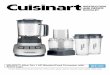 AND RECIPE BOOKLET - cuisinart.com · with the Cuisinart® BFP-650 blender. Do not use with any other manufacturer’s blender base. This appliance is intended for household use only