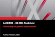 LANXESS – Q3 2011 Roadshow - A leading specialty ... · LANXESS – Q3 2011 Roadshow ... Solid demand for EPDM and NBR rubbers in BU TRP ... Total Assets 5,666 6,744