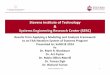 Stevens Institute of Technology Center (SERC) · Stevens Institute of Technology ... Analysis Framework to an FAA NextGen System of Systems Program Presented to: SoSECIE 2014 By: