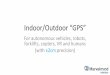 Indoor/Outdoor “GPS” - marvelmind.com · • Off-the-shelf indoor/outdoor navigation system based on stationary ultrasonic beacons united by radio interface in ... Virtual reality
