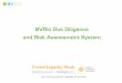 BVRio Due Diligence and Risk Assessment Due Diligence and... · Due Diligence and Risk Assessment System