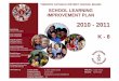 2010 - 2011 · 2010 - 2011 IMPROVEMENT PLAN SCHOOL ... Pathways, CCCC) SMART Goal : St. Simon Catholic School Focus : Literacy / K ... determined by PAI- timeframe will coincide 