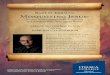 Bart D. EHRMAN MISQUOTING JESUS - Ithaca College · DISTINGUISHED SPEAKER IN THE HUMANITIES SERIES MISQUOTING JESUS: Scribes Who Changed the Scriptures and Readers Who May Never Know