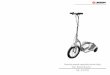 Read this manual completely before riding Your Electric ... · Read this manual completely ... Thanks for purchasing the Electric scooter product from our ... WARNING & SAFETY INSTRUCTION