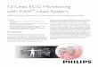 12-Lead ECG Monitoring with EASI Lead System Reviews modified 12-lead ECG and the conventional 12-lead ECG and summarizes their benefits and limitations. - Describes how the EASI™system