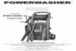 PW1800-U Manual Rev0 - PowerWasherhuskypowerwasher.com/cs/Powerwasher-Manuals/PW1800-U.pdf · El Número de Modelo PW1800-U (1800 PSI) Atención Estimado cliente: el número de serie
