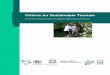 ETE 2009 Criteria Sustainable Tourism - oete.de · Ecological Tourism in Europe - ETE 4 ACKNOWLEDGEMENTS This document was elaborated during the project: UNITED NATIONS ENVIRONMENT
