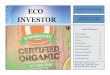 Eco Investor June 2017 · tantly, is tasty. The main foods are pita pockets, sushis, salads, soups, curries ... cialized drinks through Oliver’s stores and to over 500 metropolitan