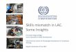 Skills mismatch in LAC. Some Insights - OIT/Cinterfor · cad cam cnc senai 1942 comerce rural training centres crisis recovery youth globalization mobile centres tecnological development