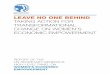 LEAVE NO ONE BEHIND TAKING ACTION FOR TRANSFORMATIONAL ... · leave no one behind taking action for transformational change on women’s economic empowerment report of the un secretary-general’s