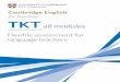 TKT all modules - cambridgeenglish.org · 3 Teaching English as a career Teaching English is an enjoyable and rewarding profession that can create opportunities for a lifelong career