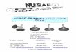 JOHANNESBURG - Nusaf Dynamic Technologies · Anti-slip pad material: 90 shore NBR rubber. Features: Co-moulded anti-slip pad allows a perfect adherence with steel base. Consequent