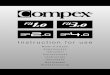 Instruction for use - Compex · 02 EN 1. EXPLANATION OF SYMBOLS See the instructions The stimulator is a category II device with built-in power supply and type BF applied parts. Manufacturer’s
