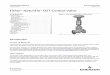 Fisher NotchFlo DST Control Valve - Emerson · Figure 1. Fisher NotchFlo DST Control Valve W9050 Introduction Scope of Manual This instruction manual includes installation, maintenance,