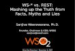 WS-* vs. REST: Mashing up the Truth from Facts, Myths and … · WS-* vs. REST: Mashing up the Truth from Facts, Myths and Lies Sanjiva Weerawarana, Ph.D. Founder, Chairman & CEO,