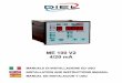 ME 100 V2 4/20 mA - diel-ed.it · me 100 v2 4/20 ma manuale di installazione ed uso installation and instructions manual manual de instalacion y uso