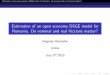 Estimation of an open economy DSGE model for Romania. Do ... Veaceslav.pdf · Estimation of an open economy DSGE model for Romania. Do nominal and real frictions matter? (Dis)Advantages