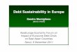 Sandro Momigliano PRESENTATION UPDATE - Bruegelbruegel.org/.../events/Sandro_Momigliano_PRESENTATION_UPDATE....pdf · Debt Sustainability in Europe Sandro Momigliano (Banca d’Italia)