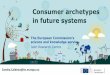 Consumer archetypes in future systems - efsa.europa.eu · The European Commission’s science and knowledge service Joint Research Centre Consumer archetypes in future systems Sandra.Caldeira@ec.europa.eu