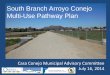 South Branch Arroyo Conejo Multi-Use Pathway Planvcportal.ventura.org/BOS/District2/CasaConejo/SouthBranchArroyo... · Background • The study area is between Highway 101 and Borchard